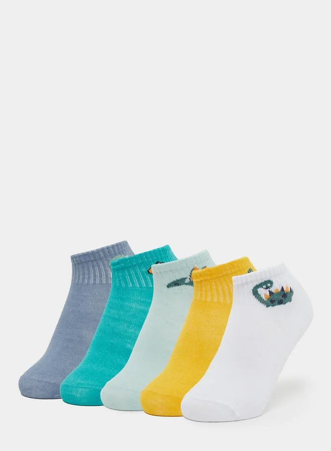 Styli Set of 5 - Graphic Print Ankle Socks